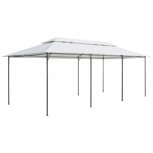 vidaXL fehér pavilon 600 x 298 x 270 cm 180 g/m²