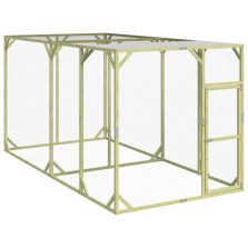   vidaXL impregnált tömör fenyőfa tyúkól 200 x 400 x 200 cm
