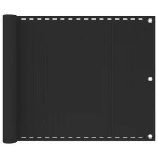 vidaXL antracitszürke HDPE erkélynapellenző 75 x 500 cm