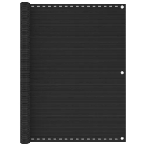 vidaXL antracitszürke HDPE erkélynapellenző 120 x 500 cm