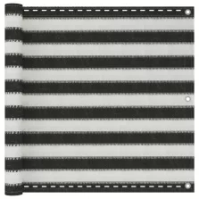   vidaXL antracitszürke-fehér HDPE erkélynapellenző 90 x 500 cm