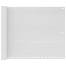 vidaXL fehér HDPE erkélyparaván 75 x 500 cm