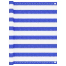 vidaXL kék és fehér HDPE erkélytakaró 90 x 300 cm