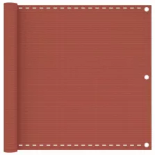 vidaXL terrakotta HDPE erkélytakaró 90 x 300 cm