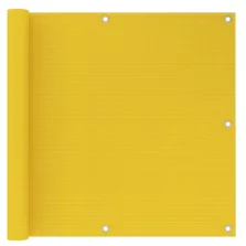 vidaXL sárga HDPE erkélytakaró 90 x 300 cm