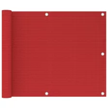 vidaXL piros HDPE erkélytakaró 75 x 300 cm