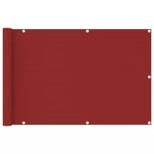 vidaXL piros HDPE erkélyparaván 90 x 400 cm
