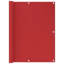 vidaXL piros HDPE erkélytakaró 120 x 400 cm
