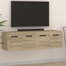   vidaXL 2 db sonoma tölgy színű szerelt fa faliszekrény 80x35x36,5 cm