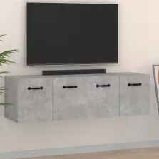   vidaXL 2 db betonszürke szerelt fa faliszekrény 80 x 35 x 36,5 cm