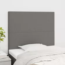   vidaXL 2 db sötétszürke szövet fejtámla 80 x 5 x 78/88 cm