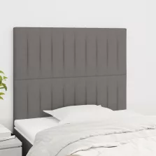   vidaXL 2 db sötétszürke szövet fejtámla 80 x 5 x 78/88 cm