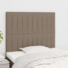 vidaXL bézs színű szövet fejtámla 80x5x118/128 cm