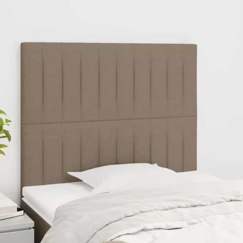 vidaXL 2 db tópszínű szövet fejtámla 100x5x78/88 cm