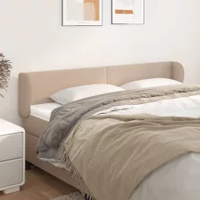  vidaXL cappuccino műbőr szárnyas fejtámla 203x23x78/88 cm