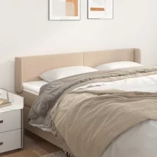   vidaXL cappuccino műbőr szárnyas fejtámla 203x16x78/88 cm