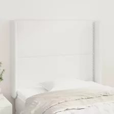   vidaXL fehér műbőr fejtámla szárnyakkal 103x16x118/128 cm