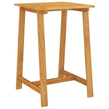 vidaXL tömör akácfa kerti bárasztal 70 x 70 x 104 cm