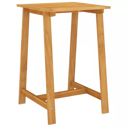 vidaXL tömör akácfa kerti bárasztal 70 x 70 x 104 cm