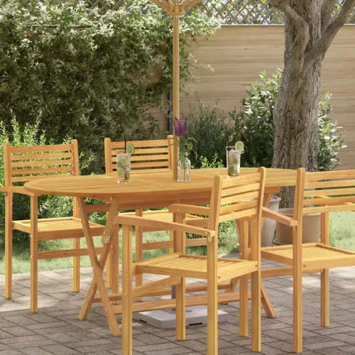 vidaXL tömör eukaliptuszfa összecsukható kerti asztal 160 x 85 x 75 cm