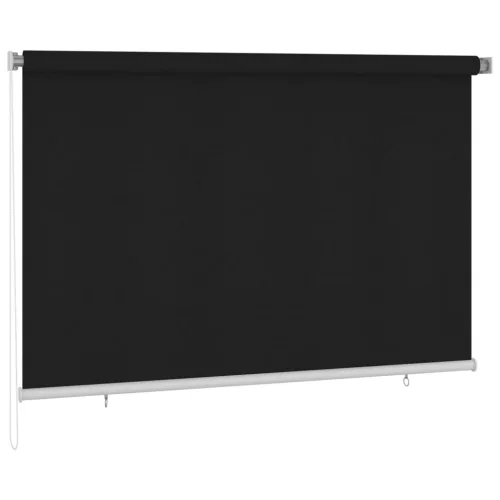 vidaXL fekete kültéri sötétítő roló 220 x 140 cm