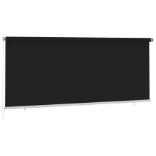 vidaXL fekete kültéri sötétítő roló 350 x 140 cm