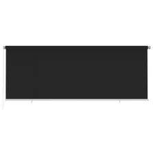 vidaXL fekete kültéri HDPE roló 400 x 140 cm