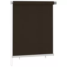 vidaXL barna kültéri sötétítő roló 120 x 140 cm