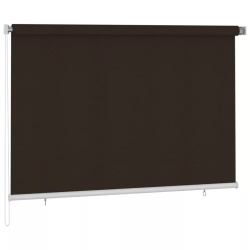 vidaXL barna kültéri sötétítő roló 220 x 140 cm