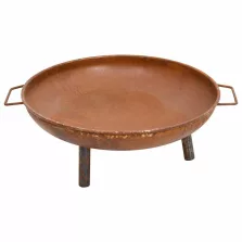 vidaXL acél tűztál 67,5 x 58 x 22,5 cm