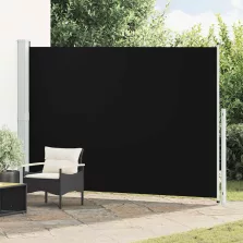   vidaXL fekete behúzható oldalsó terasznapellenző 200 x 300 cm