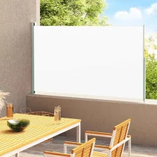   vidaXL krémszínű behúzható oldalsó terasznapellenző 200 x 300 cm