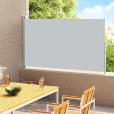   vidaXL szürke behúzható oldalsó terasznapellenző 200 x 300 cm