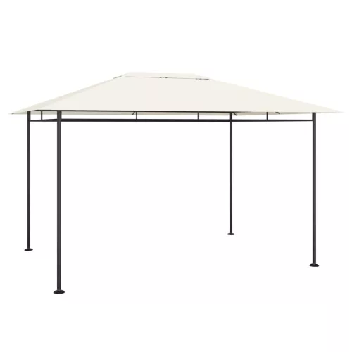 vidaXL krémszínű pavilon 384x281x270 cm 180 g/m²