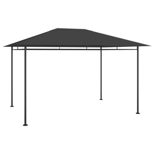 vidaXL antracitszürke pavilon 384x281x270 cm 180 g/m²