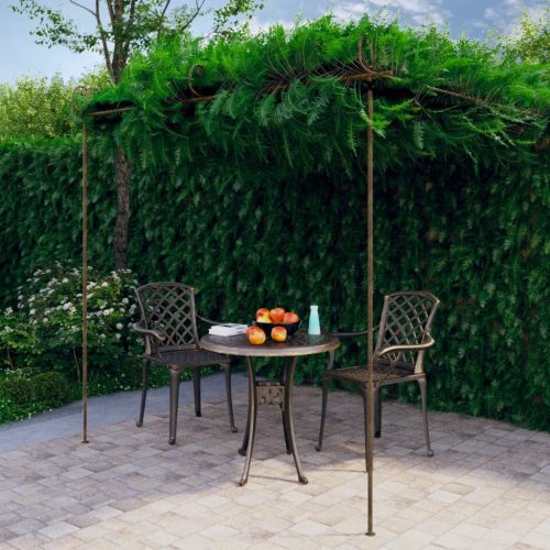 vidaXL antik barna vas kerti pergola 3 x 3 x 2,5 m