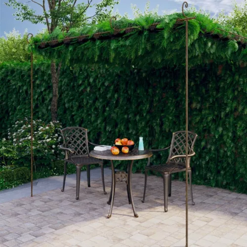 vidaXL antik barna vas kerti pergola 4 x 3 x 2,5 m