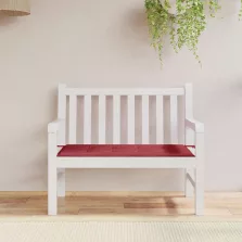 vidaXL bordó oxford szövet kerti padpárna 100x50x4 cm