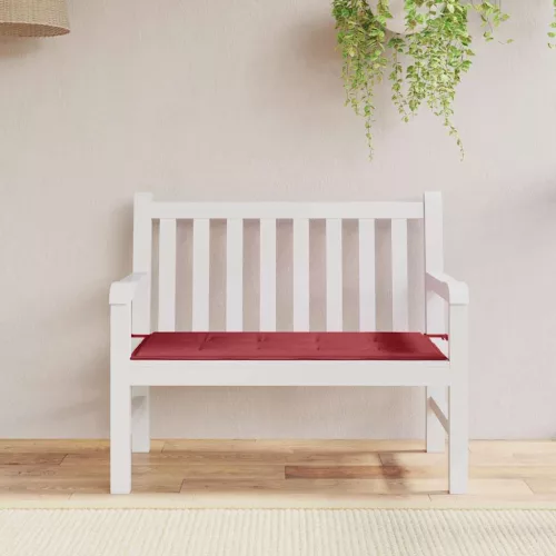 vidaXL bordó oxford szövet kerti padpárna 100x50x4 cm