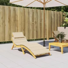 vidaXL bézs oxford szövet napozóágy párna 186x58x4 cm