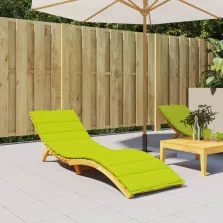   vidaXL élénkzöld oxford szövet napozóágy párna 200 x 60 x 3 cm