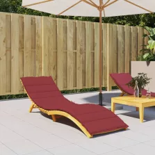   vidaXL bordó oxford szövet napozóágy párna 200 x 70 x 3 cm