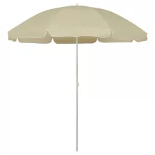 vidaXL homoksárga strandnapernyő 240 cm