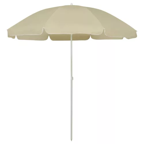vidaXL homoksárga strandnapernyő 240 cm