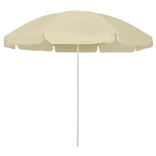 vidaXL homoksárga strandnapernyő 240 cm