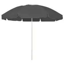 vidaXL antracitszürke strandnapernyő 240 cm