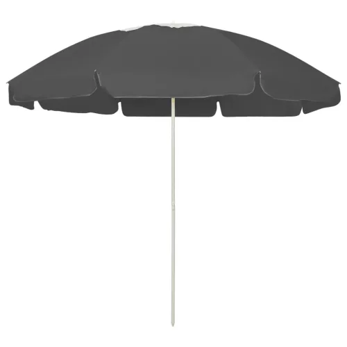 vidaXL antracitszürke strandnapernyő 240 cm
