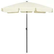 vidaXL homoksárga strandnapernyő 180 x 120 cm