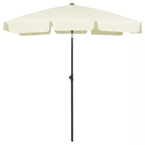 vidaXL homoksárga strandnapernyő 180 x 120 cm
