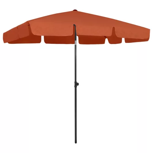 vidaXL terrakotta strandnapernyő 200 x 125 cm